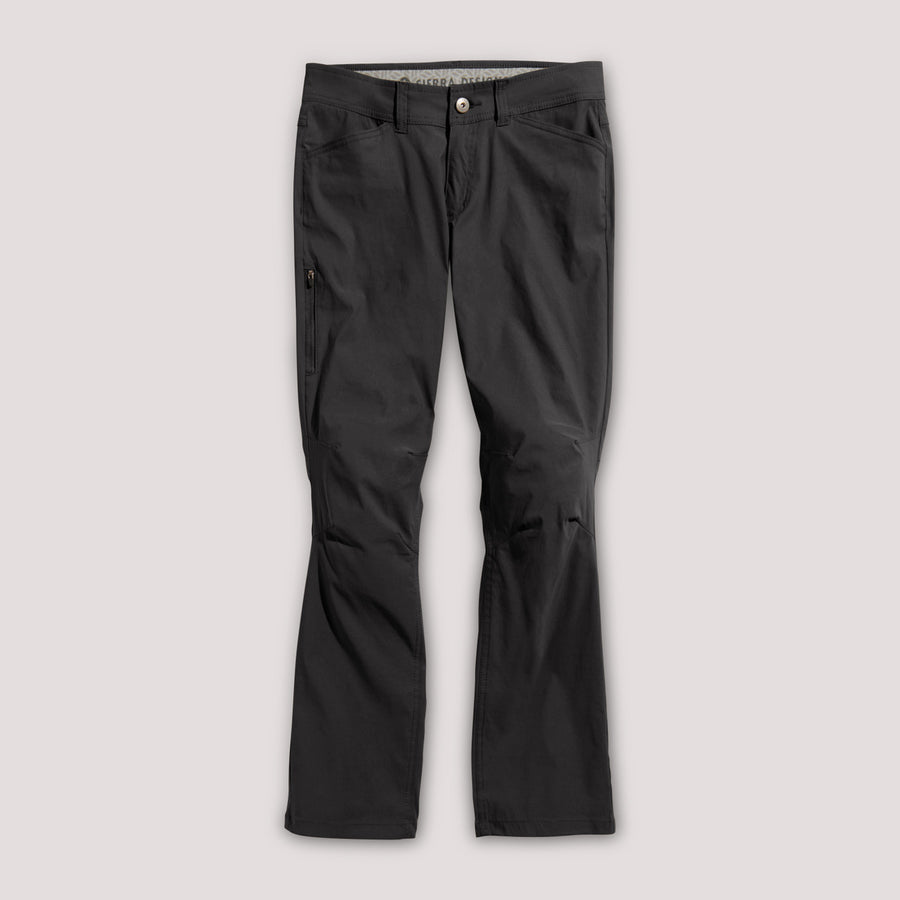 Black - Sierra Designs Women's Inyo Stretch Pant, front view