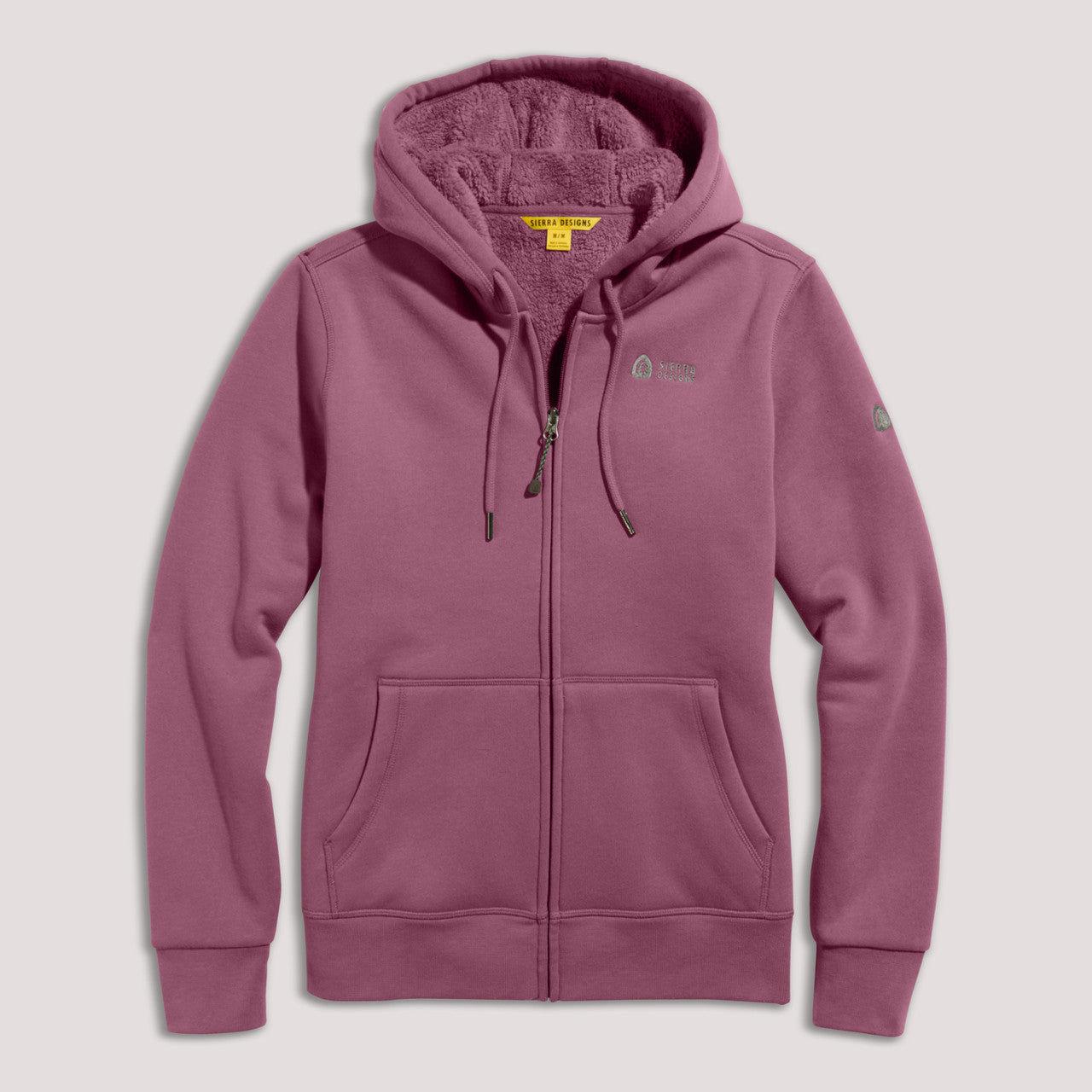 Mulberry - Sierra Designs Women's Angora Hoodie, front view