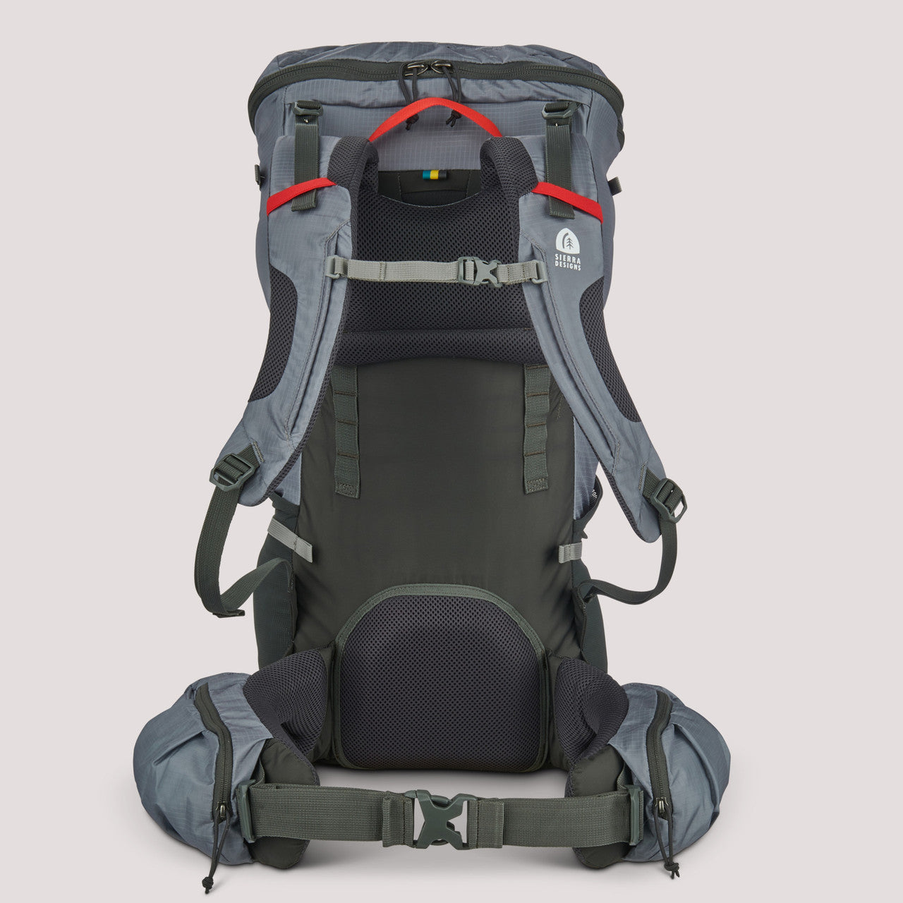 Sierra Designs Flex Trail 40-60 backpack, rear view