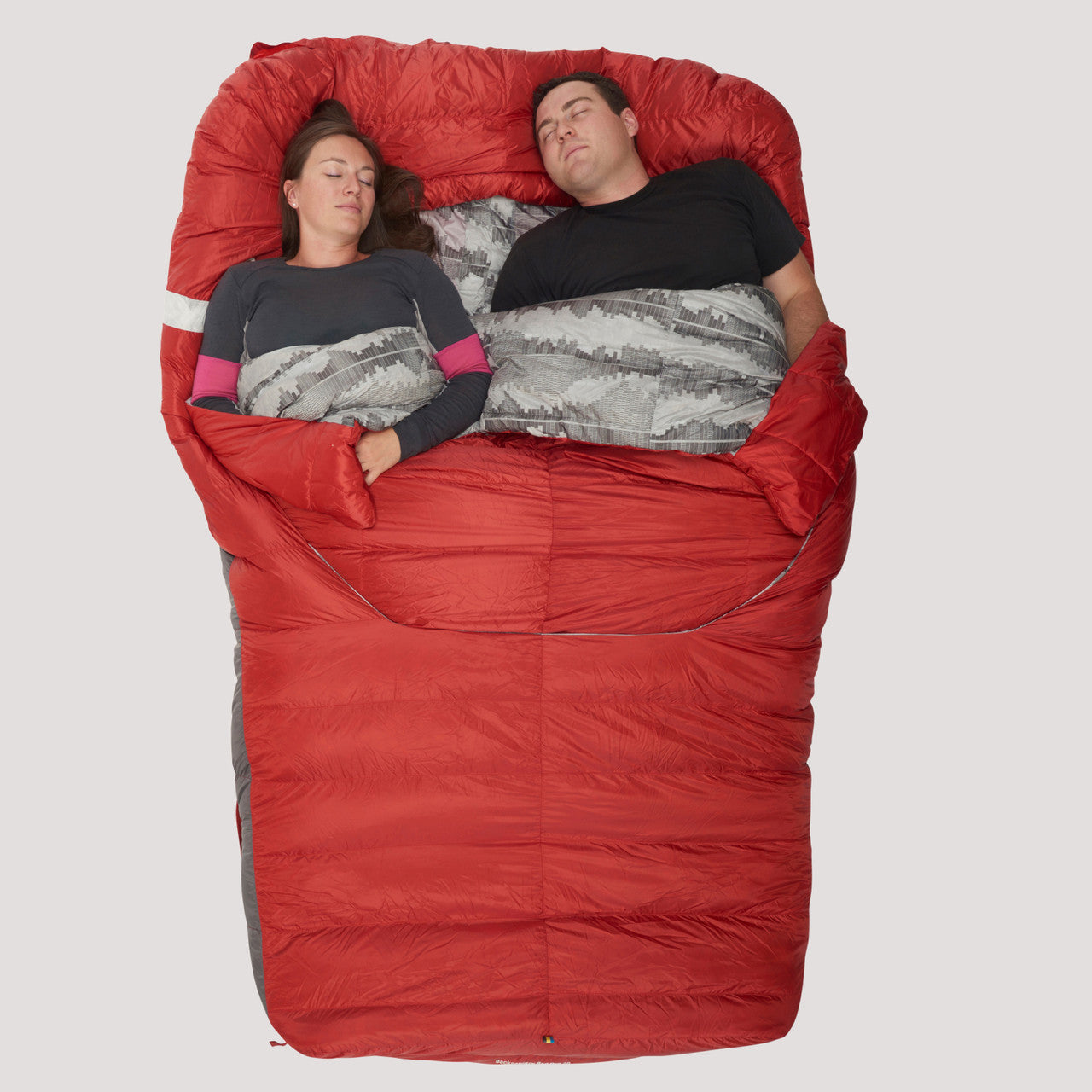 Sierra Designs Backcountry Bed 20 Duo sleeping bag, red, rear view