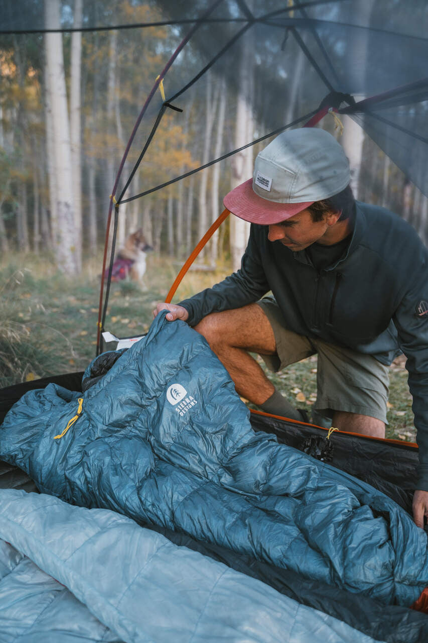 Cloud Zipperless 800F 20 Deg Sleeping Bag Green